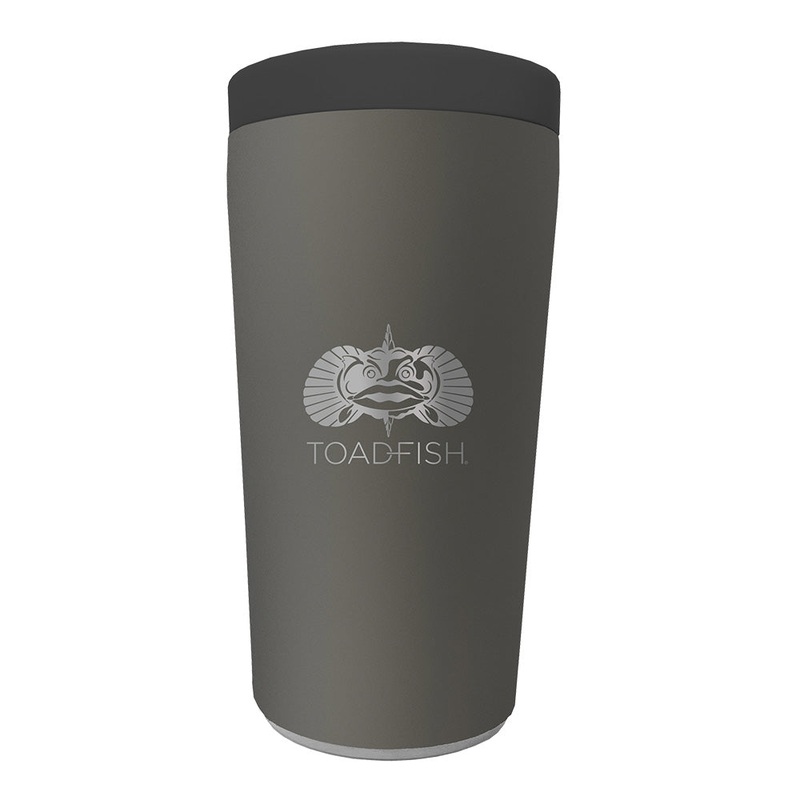 Toadfish Non-Tipping Can Cooler 2.0 – Universal Design – Graphite – 5006