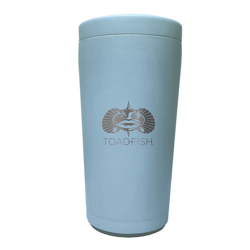 Toadfish Non-Tipping Can Cooler 2.0 – Universal Design – Light Blue – 5017