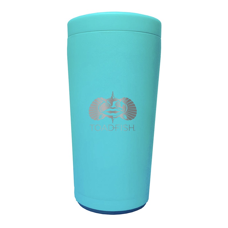Toadfish Non-Tipping Can Cooler 2.0 – Universal Design – Teal – 5004