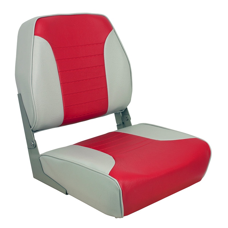 Springfield Economy Multi-Color Folding Seat – Grey/Red – 1040655