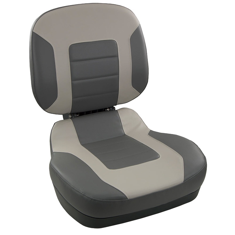 Springfield Fish Pro II Low Back Folding Seat – Charcoal/Grey – 1041583