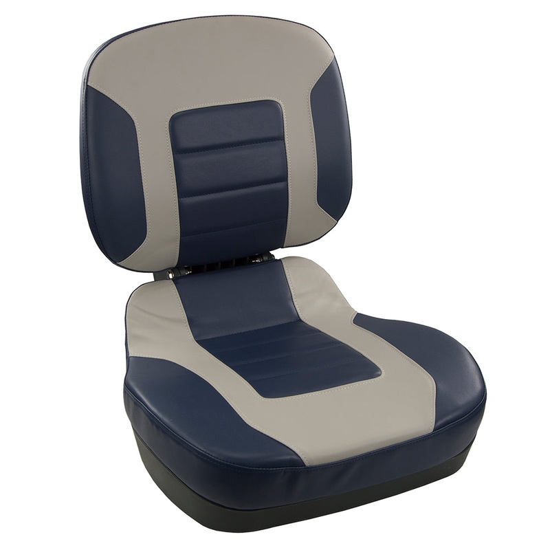 Springfield Fish Pro II Low Back Folding Seat – Navy/Grey – 1041519