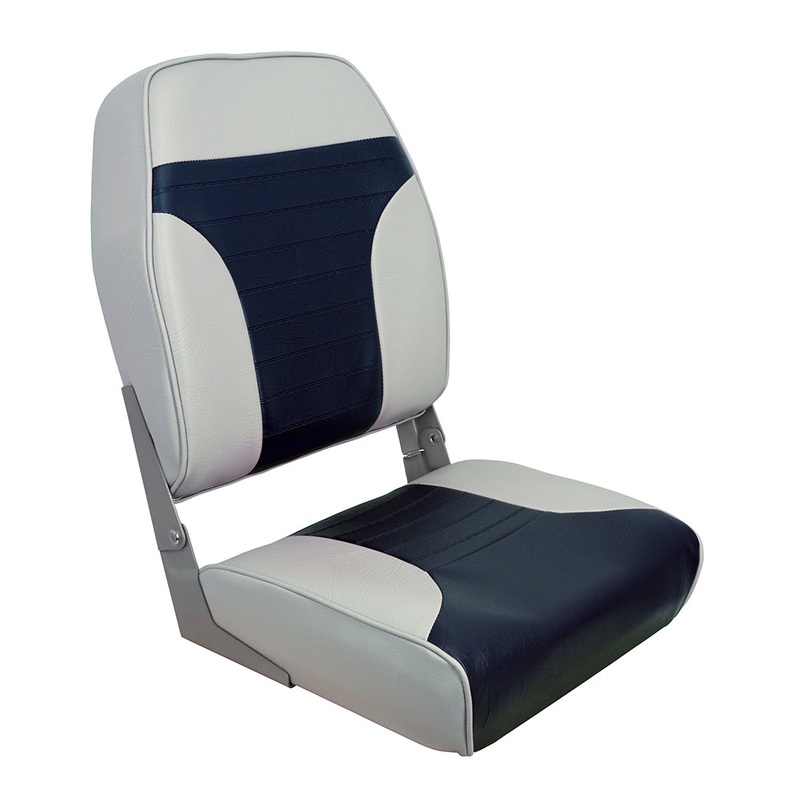 Springfield High Back Multi-Color Folding Seat – Blue/Grey – 1040661