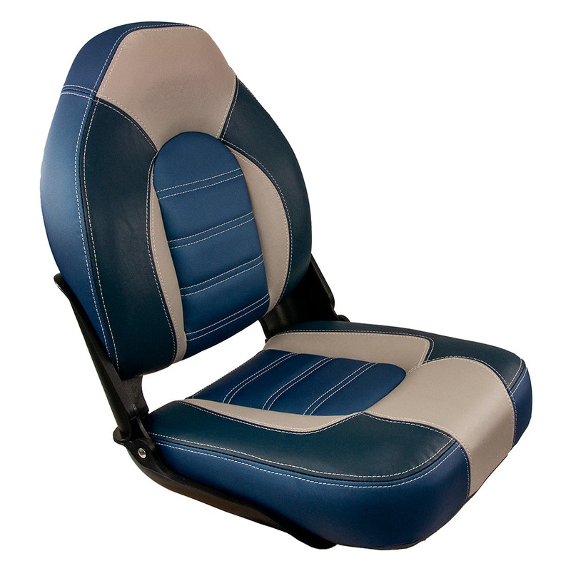 Springfield Skipper Premium HB Folding Seat – Blue/Grey – 1061069-B