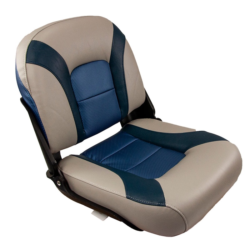 Springfield Skipper Premium LB Folding Seat – Blue/Grey – 1061079-1