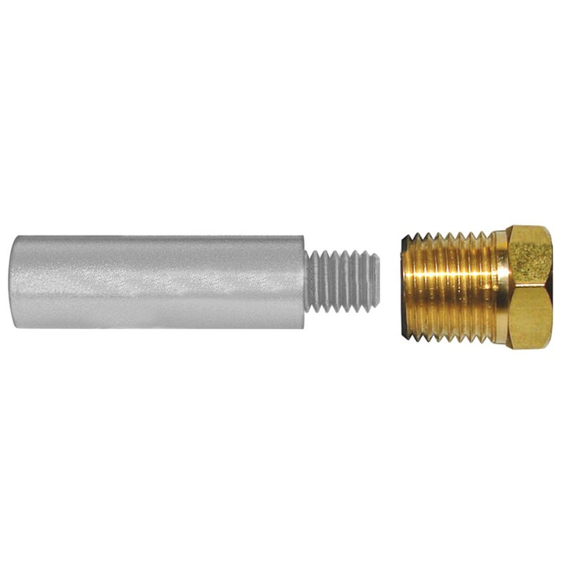 Tecnoseal E5 Pencil Zinc w/Brass Cap – TEC-E5-C