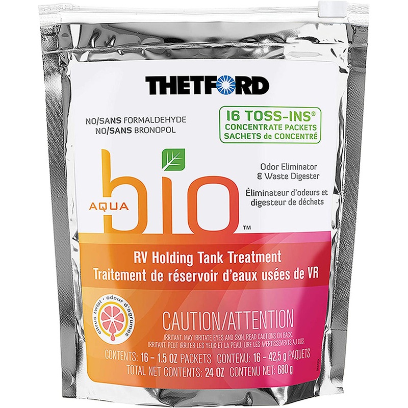 Thetford AquaBio – 16 Toss-Ins Concentrate Packets – 96590