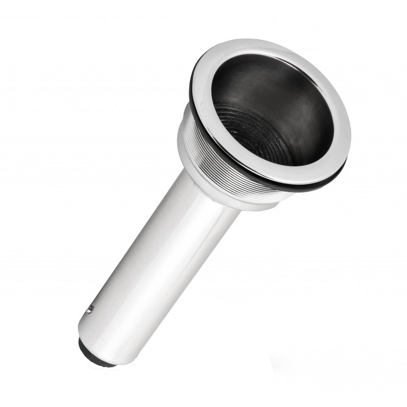Whitecap Rod/Cup Holder – 304 Stainless Steel – 0  degree  – S-0627C