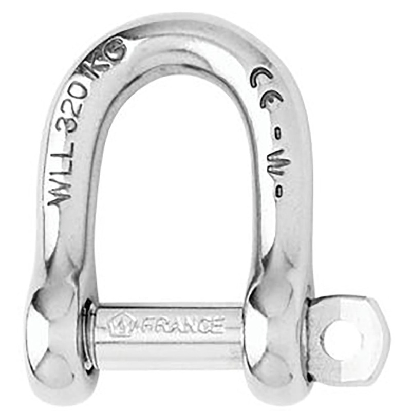 Wichard Not Self-Locking D Shackle – 14mm Diameter – 9/16 – 1207