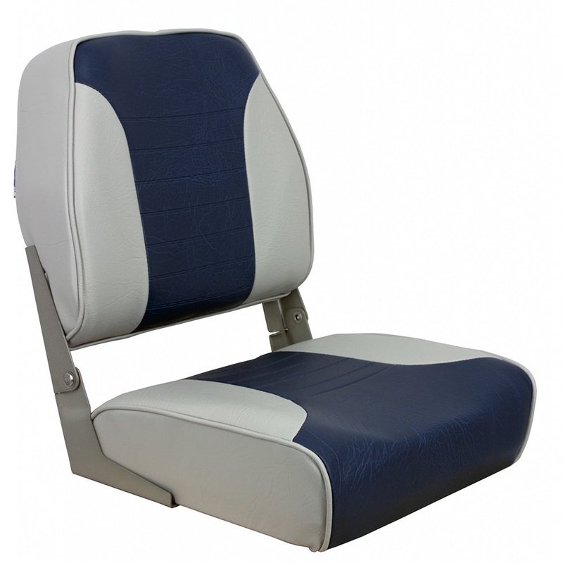 Springfield Economy Multi-Color Folding Seat – Grey/Blue – 1040651
