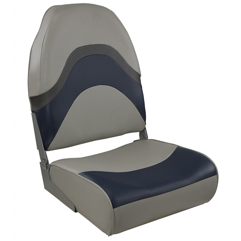 Springfield Premium Wave Folding Seat – Grey/Blue with Meteor Stripe – 1062031