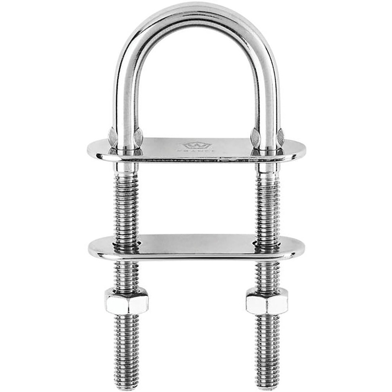 Wichard U-Bolt Pad Eye – 6mm Diameter – 15/64 – 90mm Length – 3-35/64 – 6523