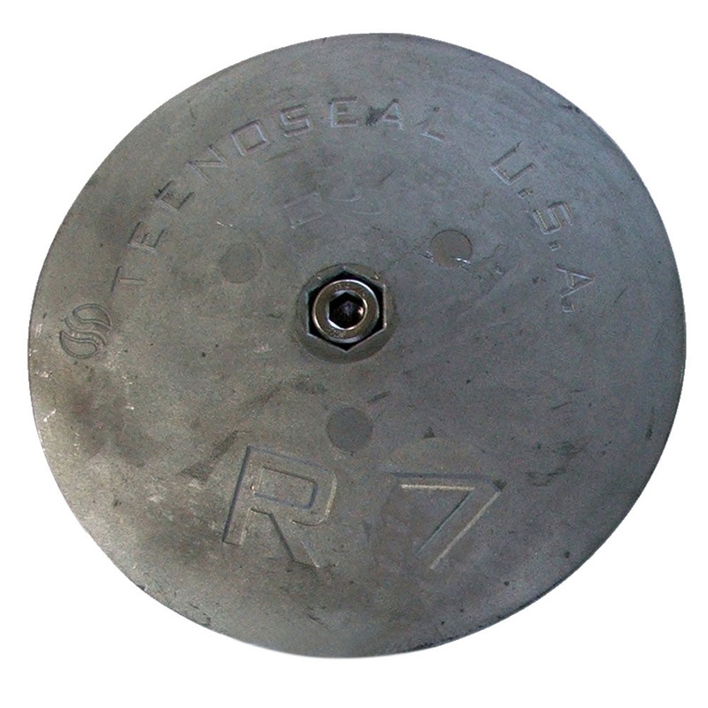 Tecnoseal R7 Rudder Anode – Zinc – 6-1/2 Diameter – R7