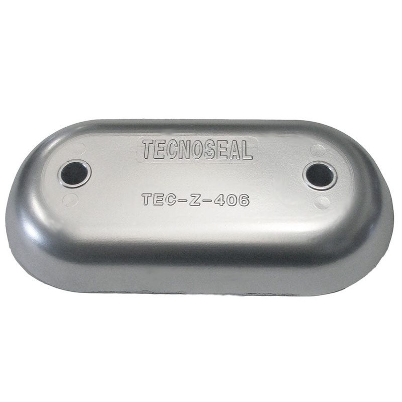 Tecnoseal Z406 Hull Plate Anode – Zinc – TEC-Z-406