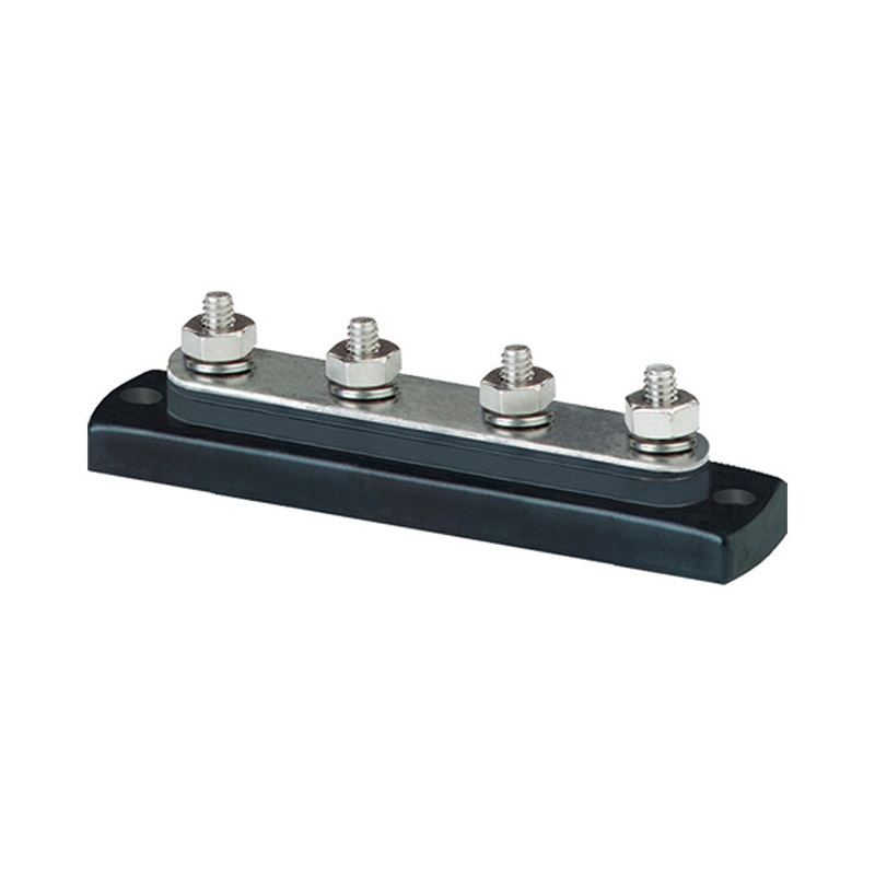 Blue Sea 2305 MiniBus 100 Ampere Common BusBar 4 x 10-32 Stud Terminal – 2305