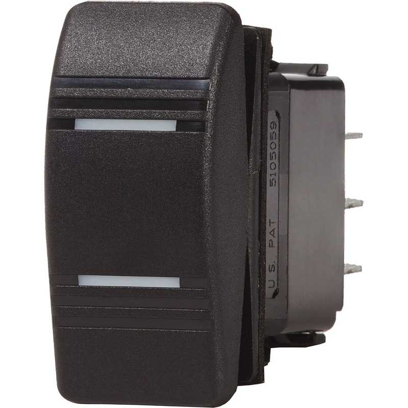 Blue Sea 8283 Water Resistant Contura III Switch – Black – 8283
