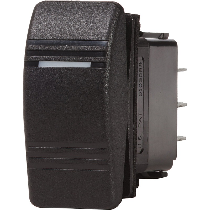 Blue Sea 8284 Water Resistant Contura III Switch – Black – 8284