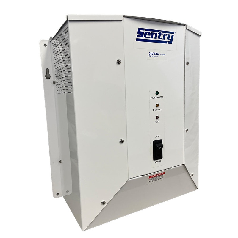 Sentry Marine Battery Charger 115/230V Input 24VDC – 60A – 3-Bank – SFR2460/3X