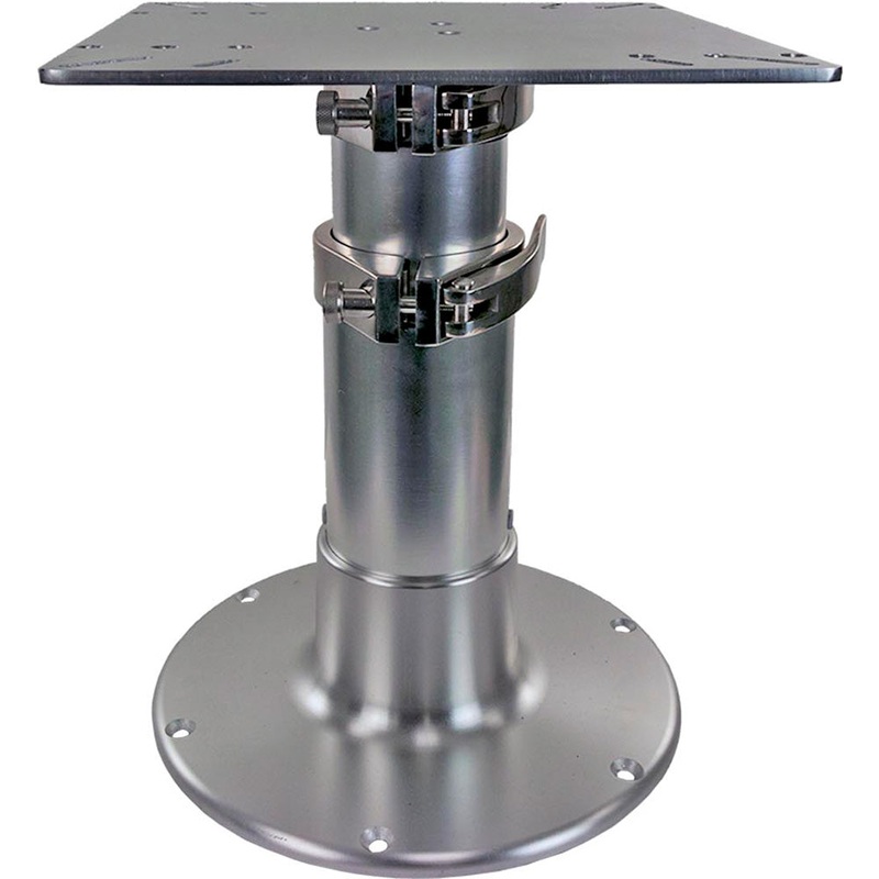 Springfield Pedestal – 3-Stage Table – 16-30 – Brite Dip – 1660236