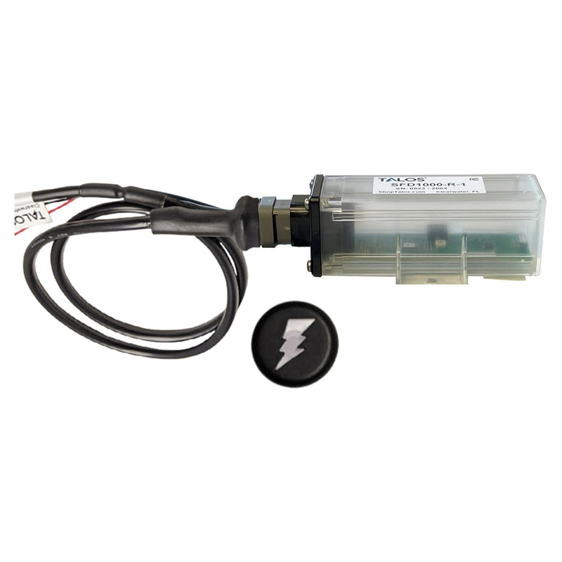 TALOS Remote Housing Lightning Detection System w/20′ Cable – Black Round Indicator w/Translucent Housing