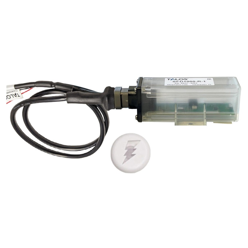 TALOS Remote Housing Lightning Detection System w/3′ Cable – White Round Indicator w/Translucent Housing