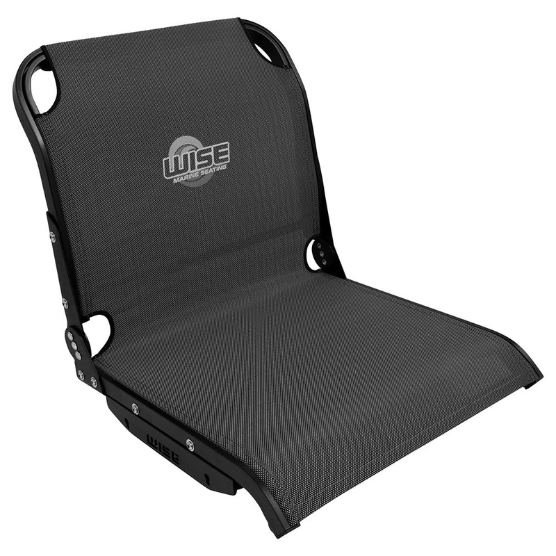 Wise 3374 Aero X Cool-Ride Mesh Mid-Back Boat Seat – Carbon X – 3374-1800