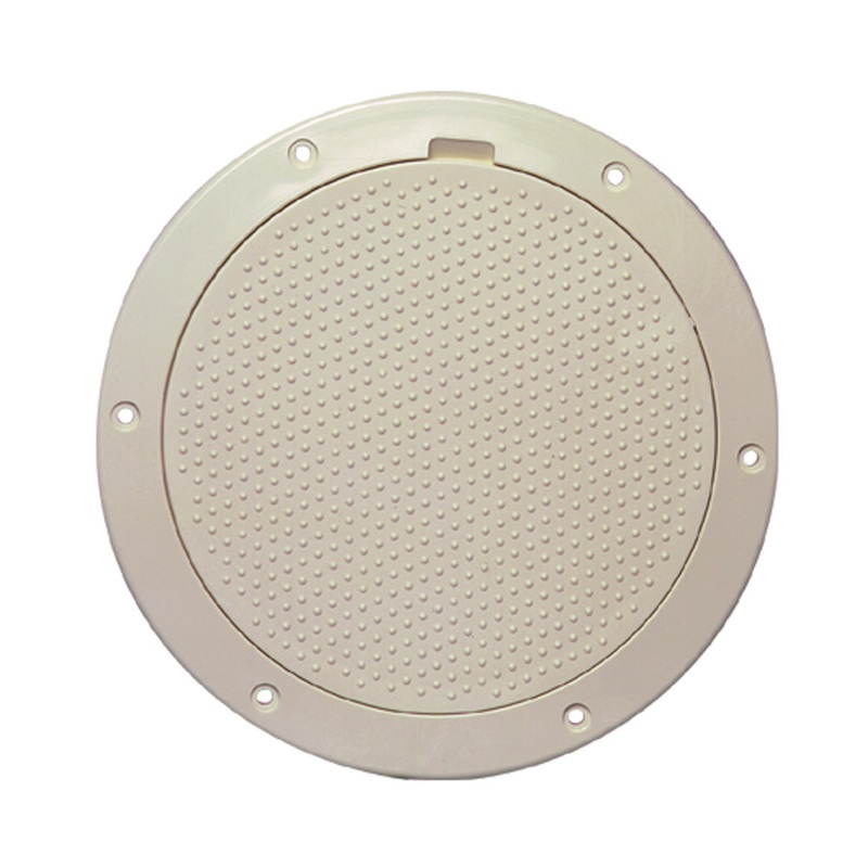 Beckson 6 Non-Skid Pry-Out Deck Plate – Beige – DP63-N