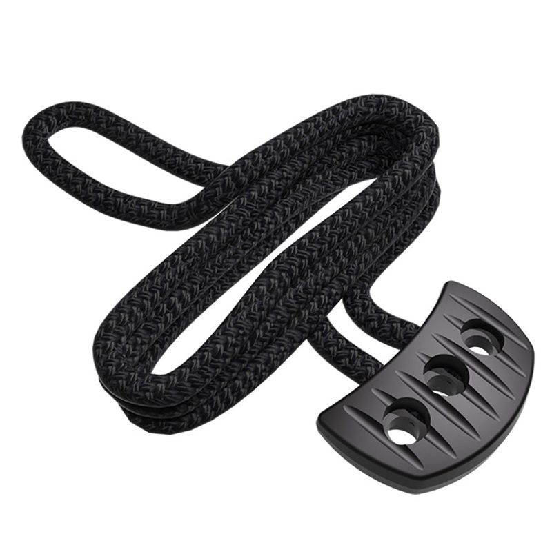 Snubber PULL w/Rope – Black – S51390