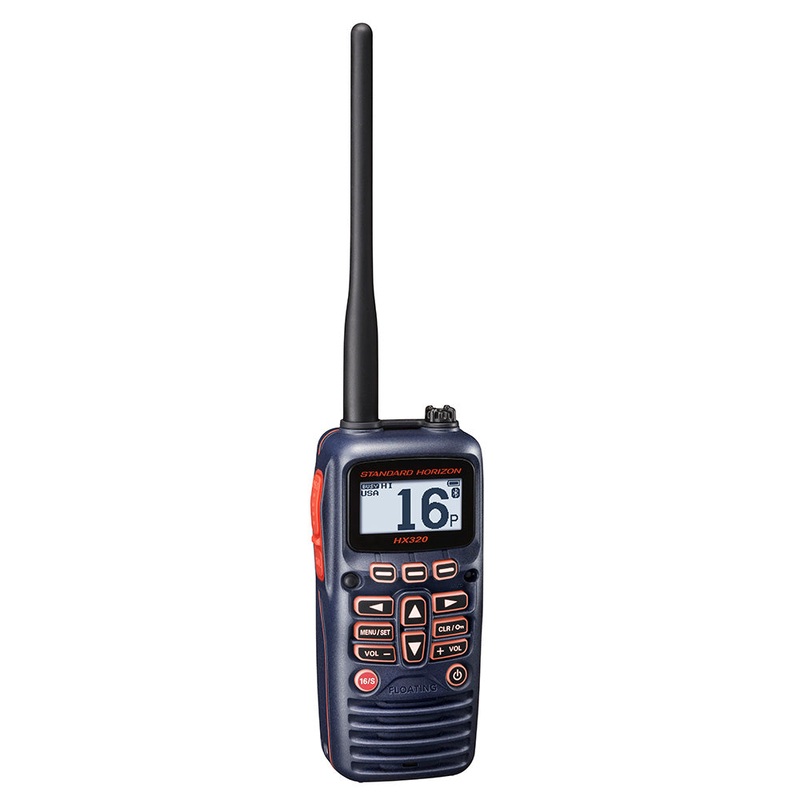 Standard Horizon HX320 Handheld VHF 6W, Bluetooth, USB Charge – HX320
