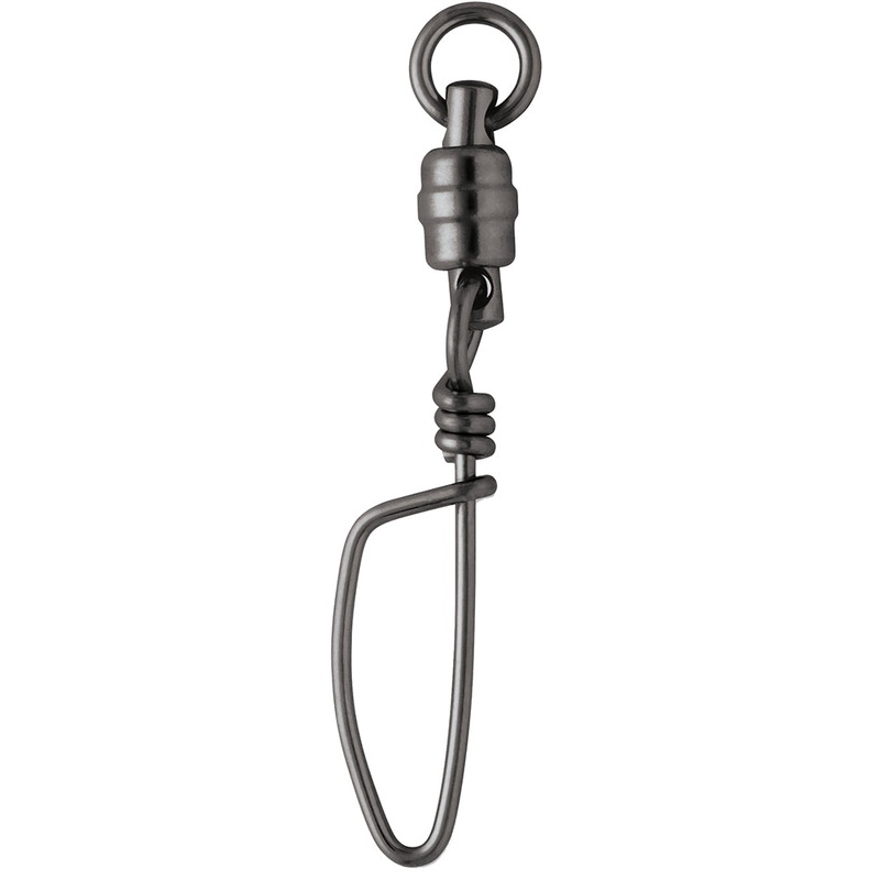 VMC BSHBTSS Black Stainless Steel Heavy-Duty Ball Bearing Tournament Snap Swivel #6 – 320lb *1-Pack – BSHBTSS#6