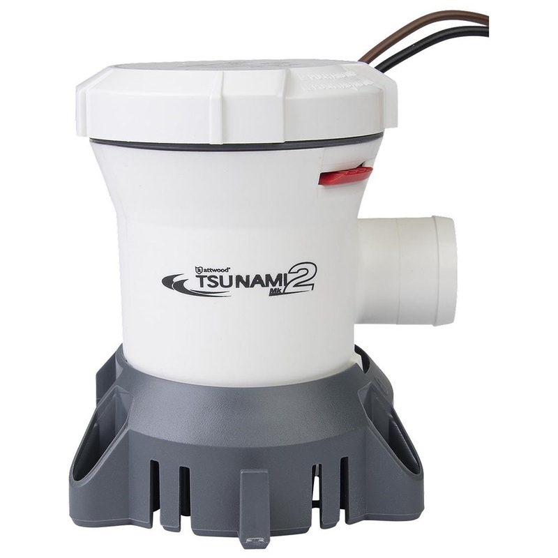 Attwood Tsunami MK2 Manual Bilge Pump – T1200 – 1200 GPH & 12V – 5612-7