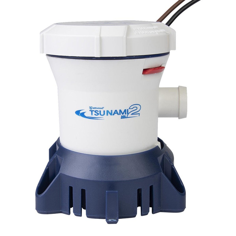 Attwood Tsunami MK2 Manual Bilge Pump – T800 – 800 GPH & 12V – 5608-7