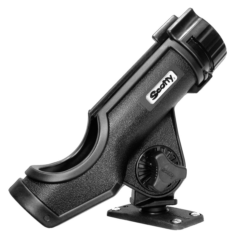 Scotty Powerlock Rod Holder Black w/244 Flush Deck Mount – 231-BK