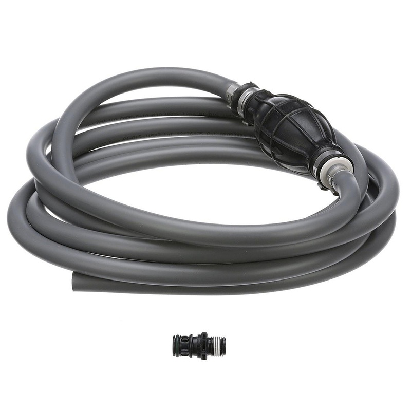 Attwood Universal Fuel Line Kit – 3/8 Dia. x 12′ Length w/Sprayless Connectors – 93812UUS7