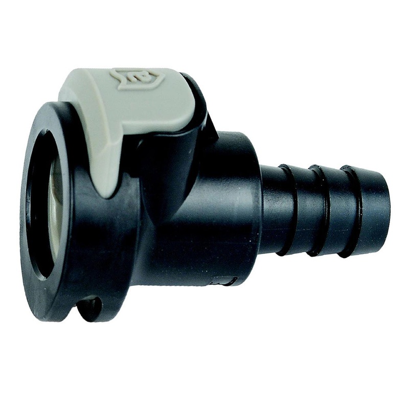 Attwood Universal Sprayless Connector – Hose Female (5/16-3/8) – 8838HF6