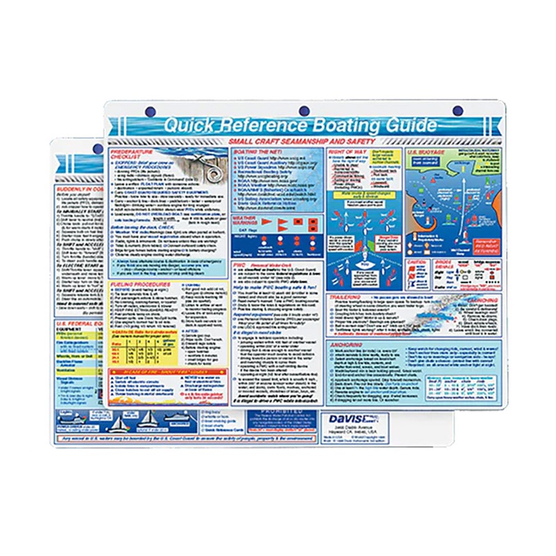 Davis Quick Reference Boating Guide Card – 128