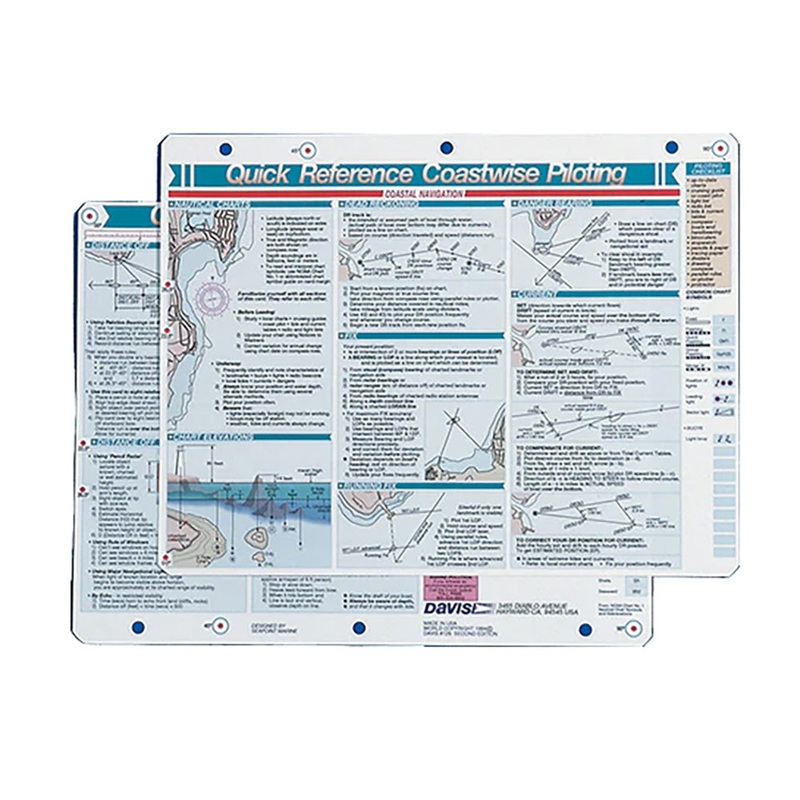 Davis Quick Reference Coastwise Piloting Card – 126