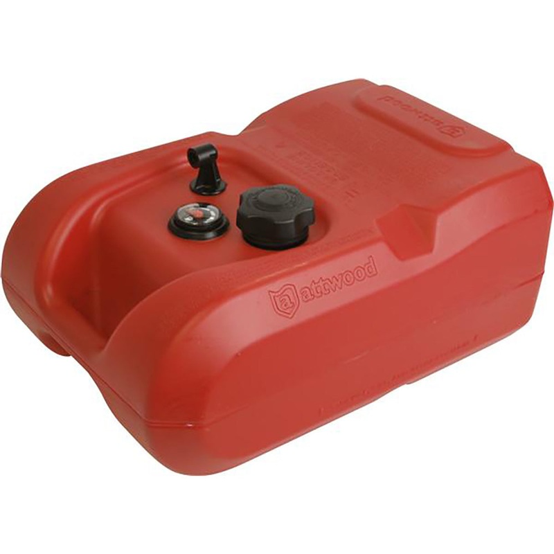 Attwood Portable Fuel Tank – 6 Gallon w/Gauge – 8806LPG2
