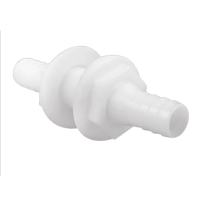 Attwood White Plastic Double Ended Connector – 3/4 Inner Diameter – 3878-3