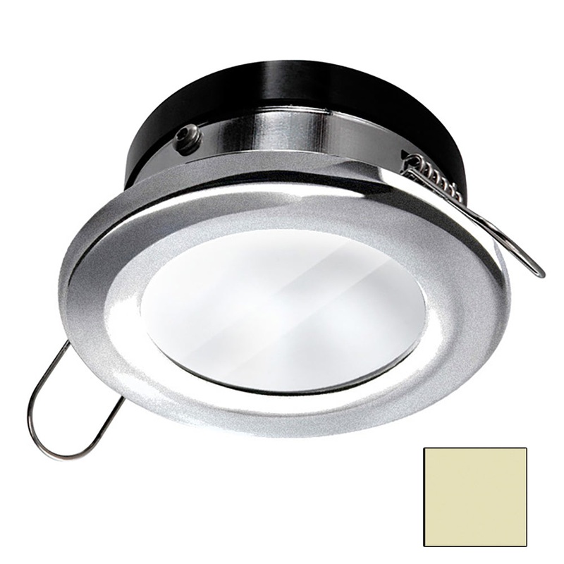 i2Systems Apeiron 4.5W Spring Mount Light Round – Warm White – Brushed Nickel Finish – AP-4W-30K-PW41