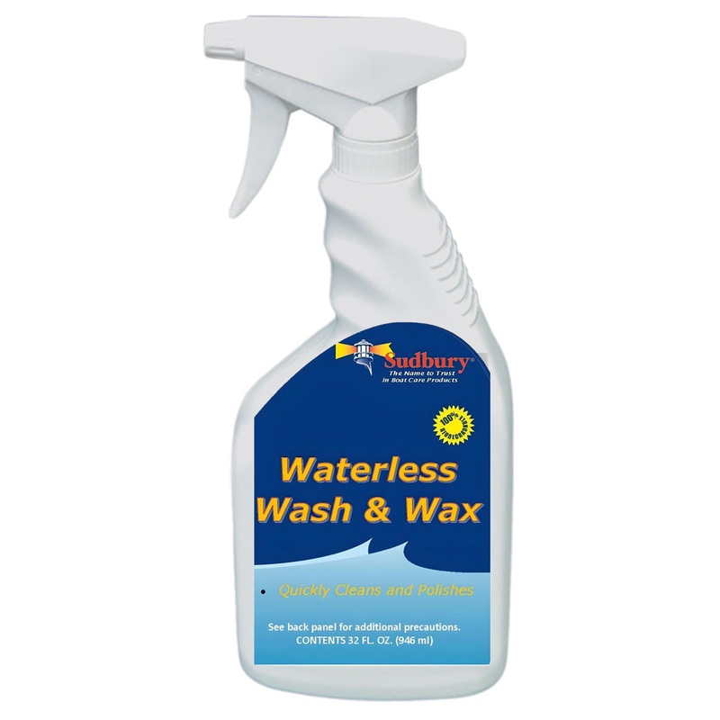 Sudbury Waterless Wash & Wax – 32oz Spray Bottle – 150Q