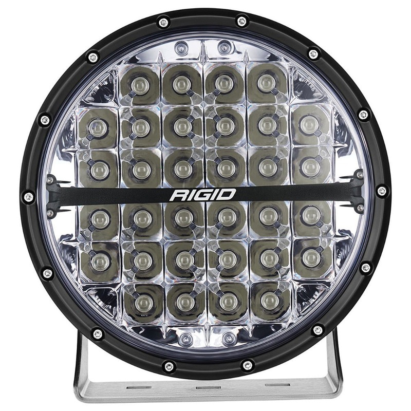 RIGID Industries 360-Series RGBW 9 Offroad Lamp Spot Beam w/RGBW Backlight Pods – Single