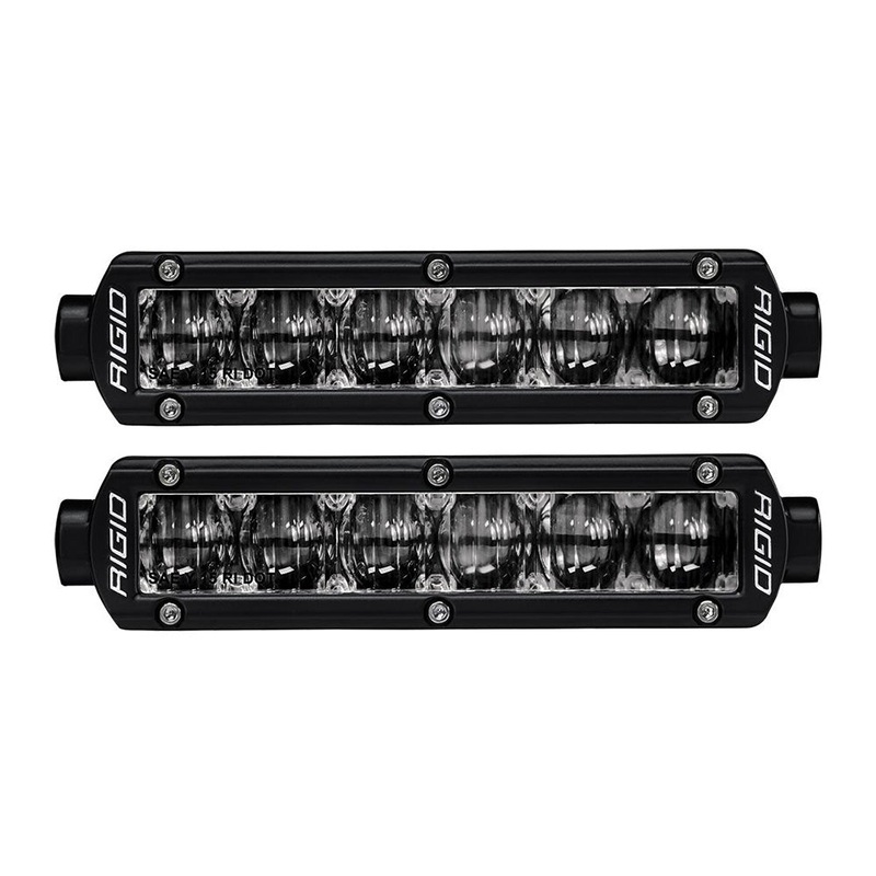 RIGID Industries SR-Series 6 SAE Fog Light – Compliant Pair