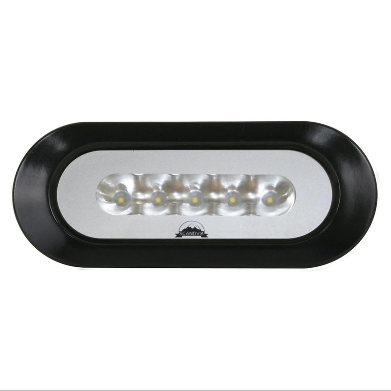 Scandvik Flush Mount Spreader Light – Black