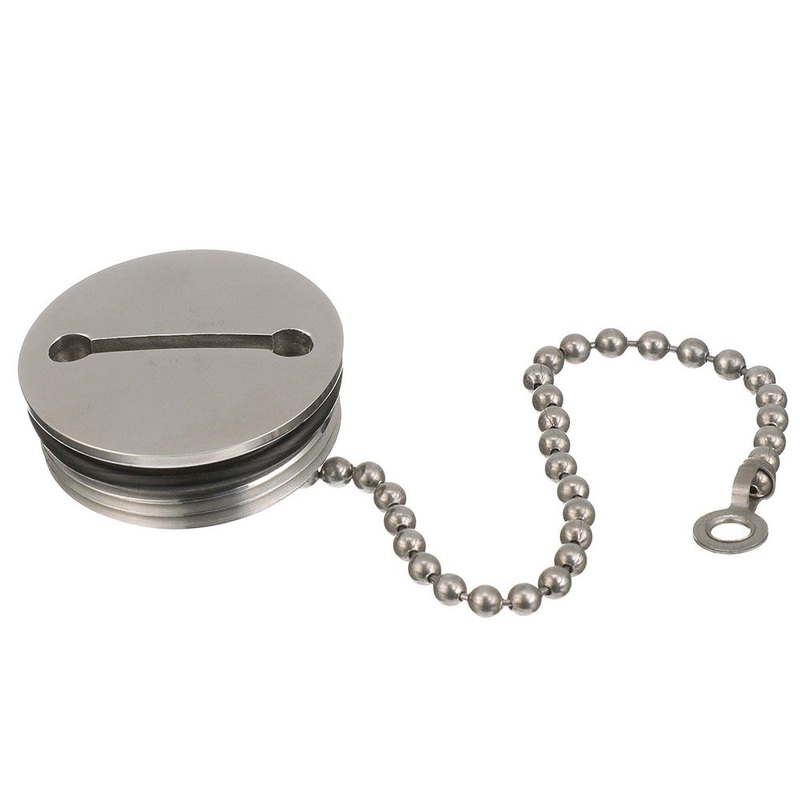 Attwood Deck Fill Replacement Cap & Chain – 66074-3