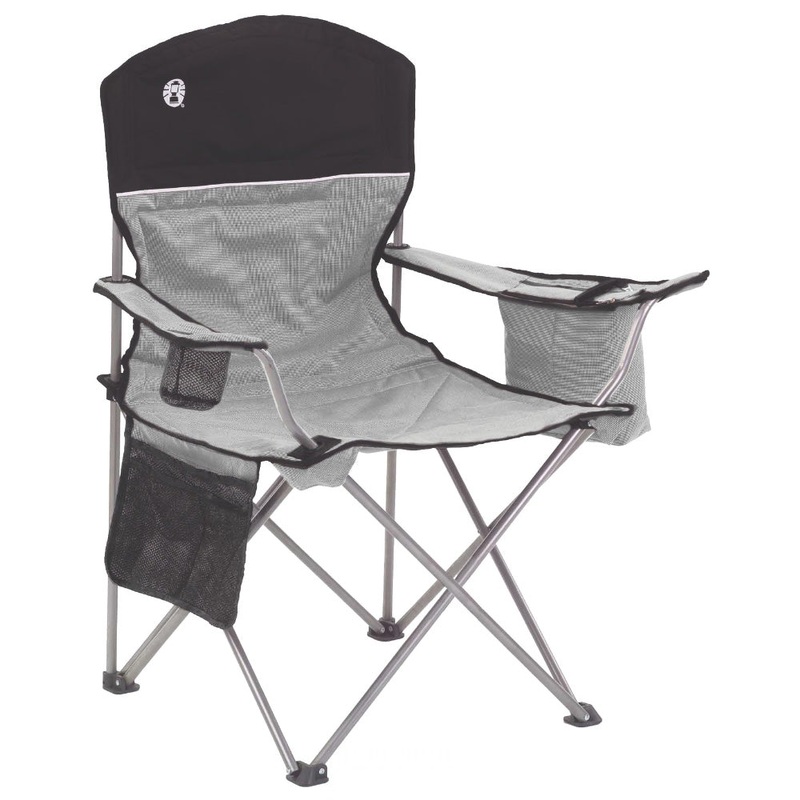 Coleman Cooler Quad Chair – Grey & Black – 2000034873