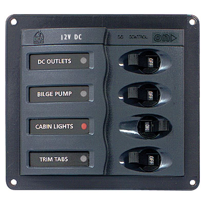 BEP Circuit Breaker Panel – 4-Way – 900-DC