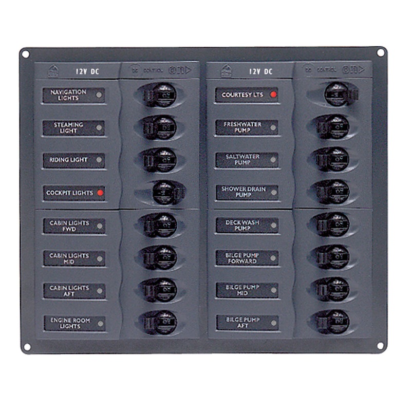 BEP DC Panel – 16-Way – No Meter – 904NM