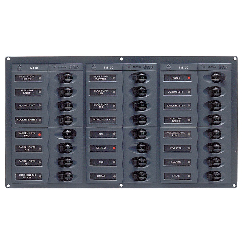 BEP DC Panel – 24-Way – No Meter – 905NM