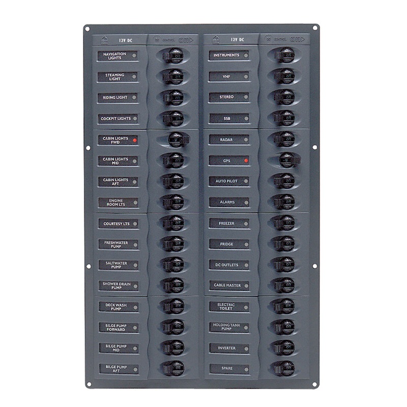 BEP DC Panel – 32-Way – No Meter – Vertical – 906NMV